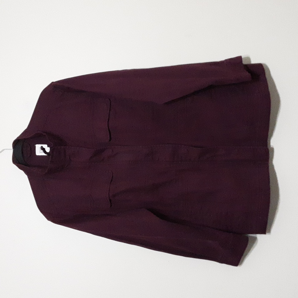 Gap utility jacket coat full zip burgendy outdoor hiking winter women 2XLTG y2k